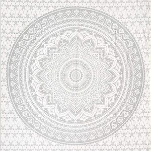 Silver Wall Tapestry